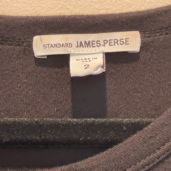 Black James Perse Mid Length Dress - Picture 3 of 3